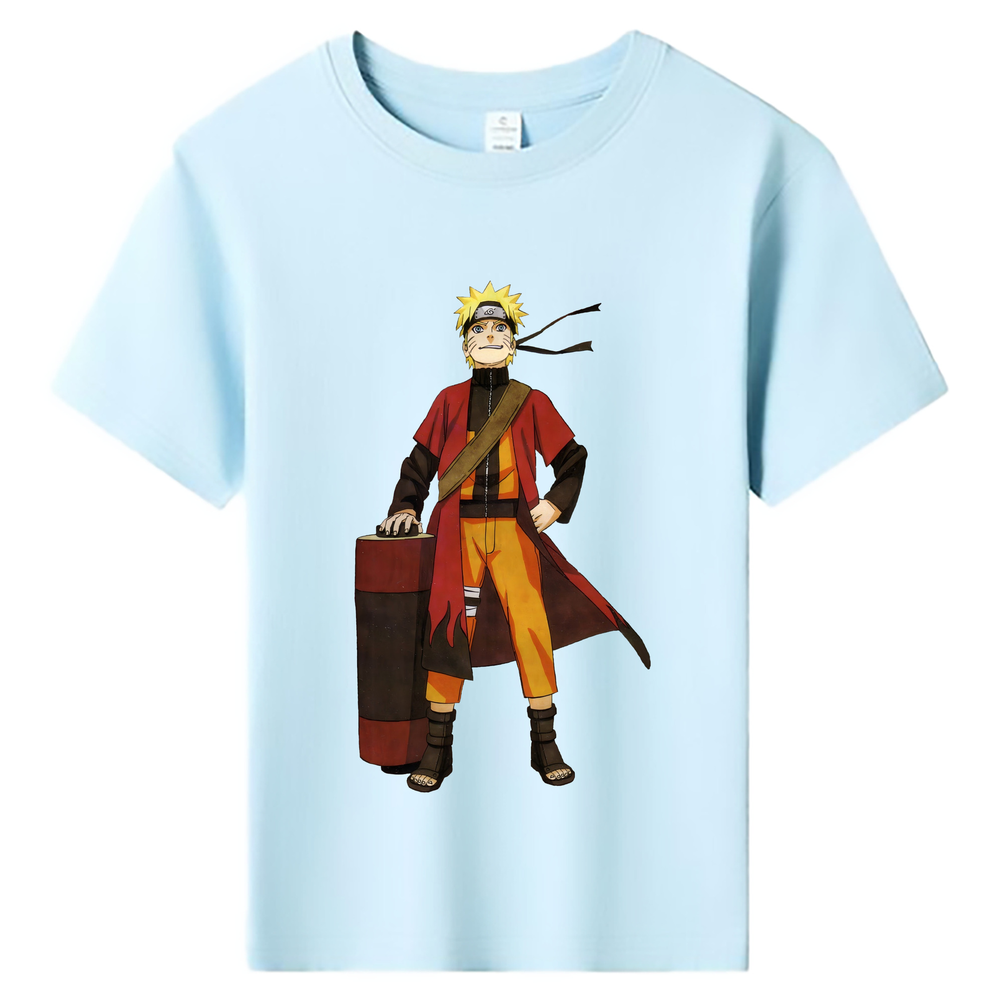 （画像用） NARUTO -ナルト- うずまき ナルト Uzumaki Naruto 綿100％キッズTシャツ（フロントプリント）